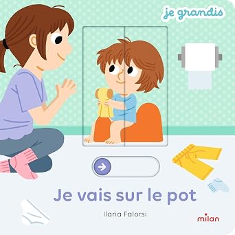 Nathan / Marque JE GRANDIS - Je vais sur le pot - Livre animé