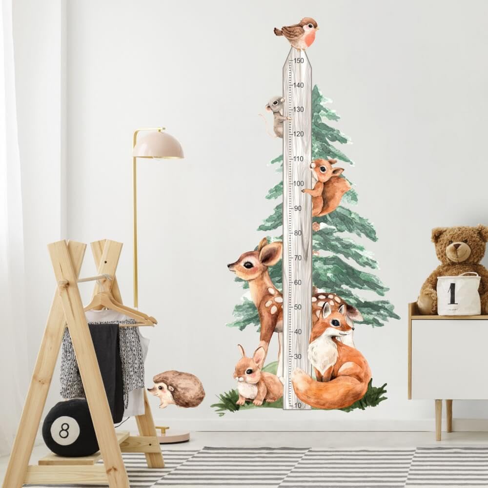 Inspio Adesivi Per Bambini - Forest Metro Con Animaletti Per Bambini-image