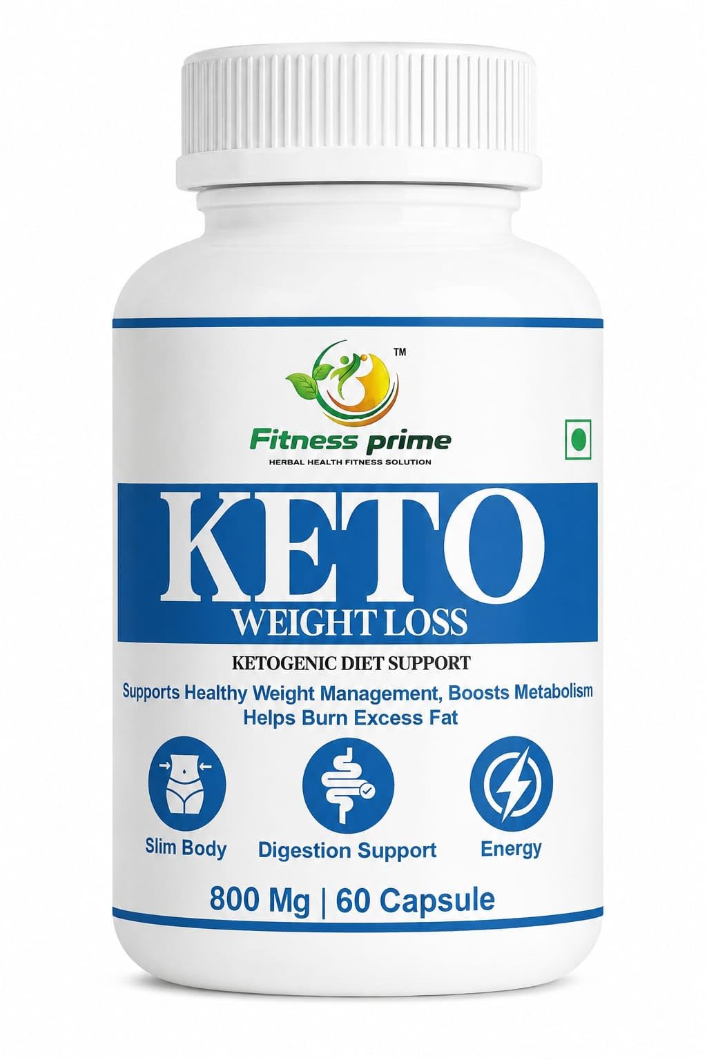 Fitness Prime Keto Advanced Weight Loss Supplement Natural Advanced Fat Burner Green Tea and Coffee, Garcinia Cambogia, Apple Cider Vinegar (60 Capsules)-image-48