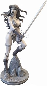 Dynamite Red Sonja by Amanda Conner Black & White Artist Proof Edition Statue