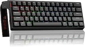 Aula WIN60 HE - 60% Mechanical Gaming Keyboard Wired, Magnetic Switch Hot Swappable, Adjustable Actuation Rapid Trigger Mode, 8000 Hz Polling Rate, RGB Small Keyboard 60 Percent Compact Design for PC
