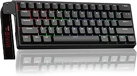 Teclado Mecânico Gamer AULA WIN60 HE, 60% Compacto, RGB, Interruptor Magnético, Hot Swap, 8000Hz, USB-C, Compatível com PC