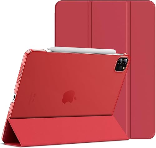 Nextway Flip Cover Compatible with iPad Pro 11" (4th/3rd/2nd/1st Gen 2018–2022, A2759/A2377/A2228 etc.) | Slim Stand Folio Case | Auto Wake/Sleep | Magnetic Closure | Red