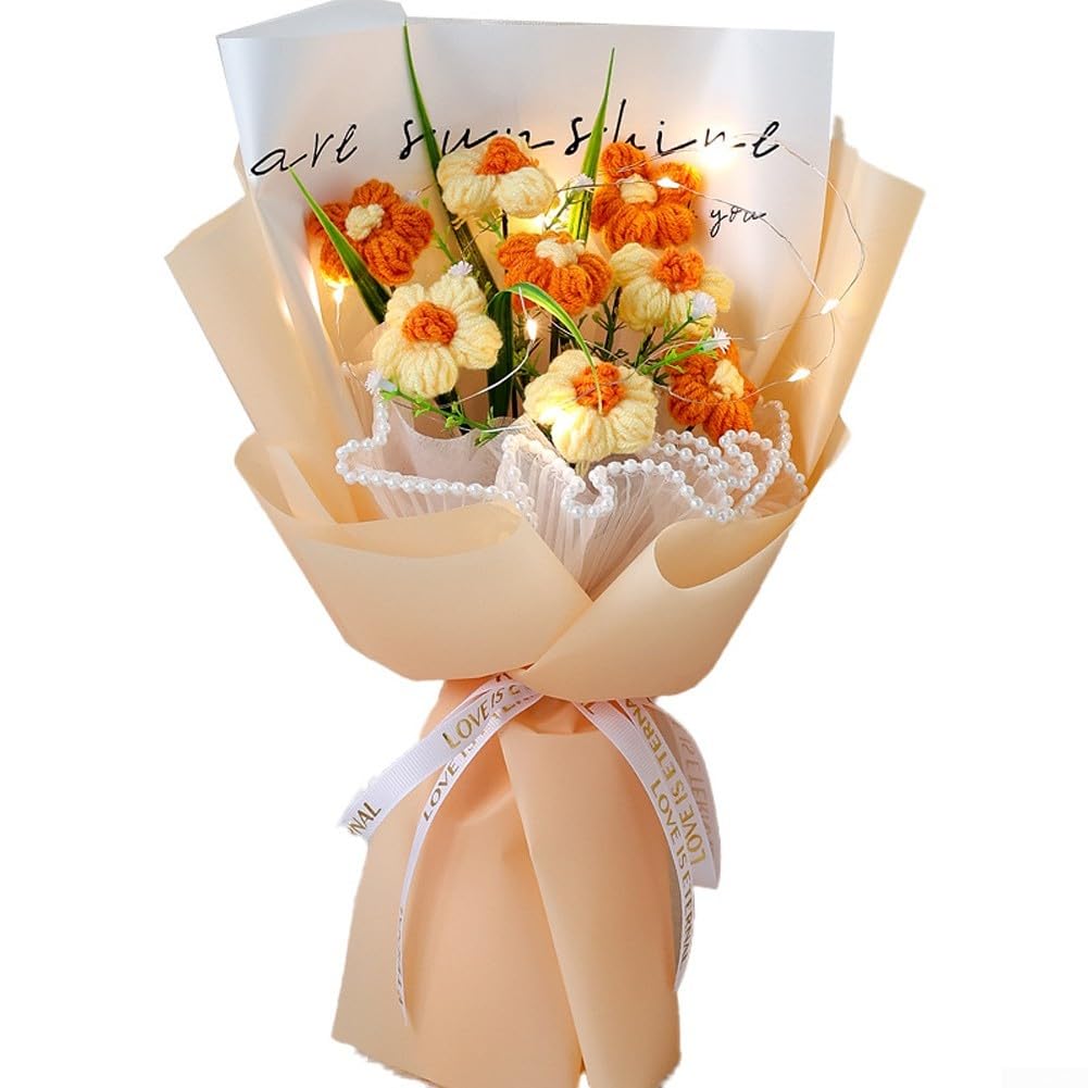 Handgemaakt gehaakt lente boeket - Swan Market | Conceptstore voor Creatieve Kado's