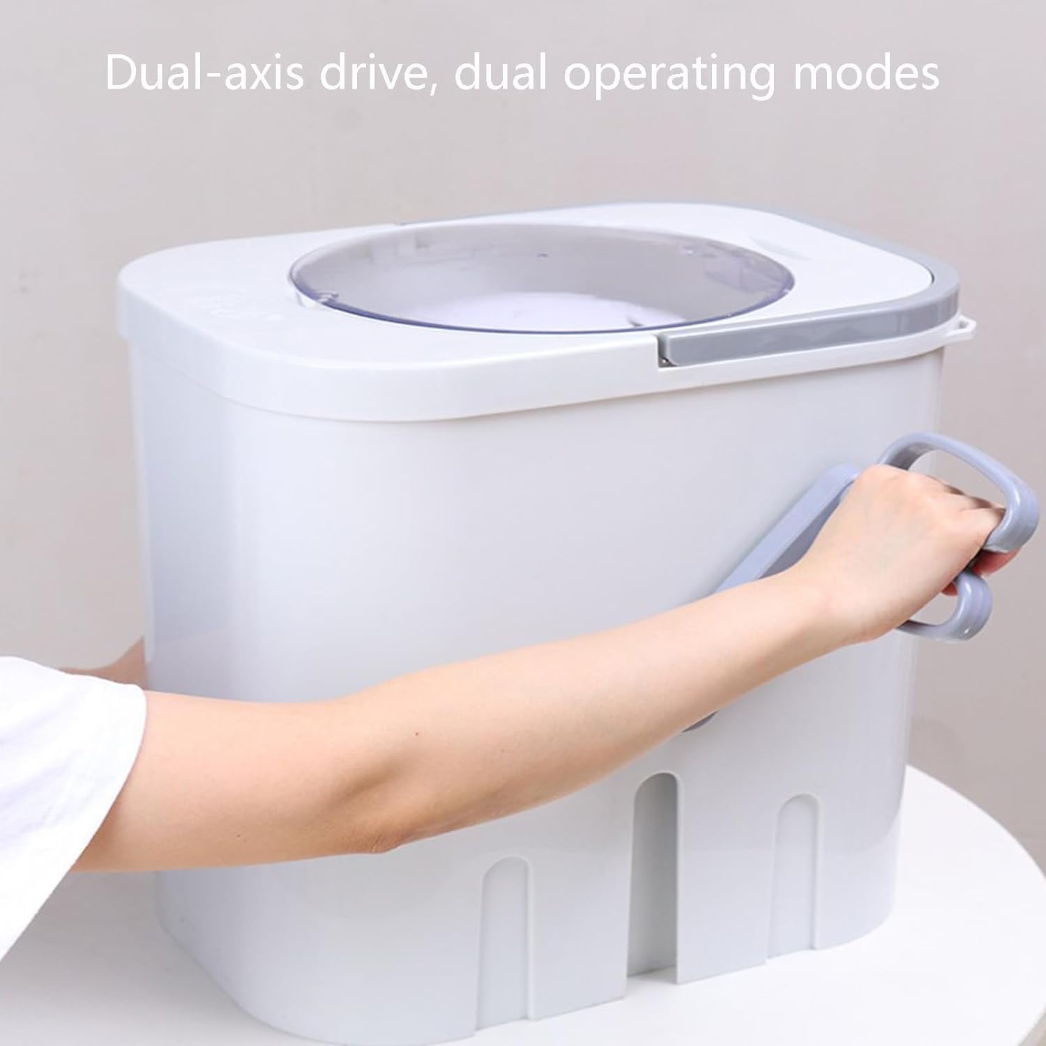 Lavatrice Manuale Portatile Non Elettrica, Strizzatoio Manuale Compatto, Alternativa Alla Lavanderia Risparmio Di Manodopera, Piccola Lavabiancheria Mobile Per Dormitorio, Appartamento, Campeggio