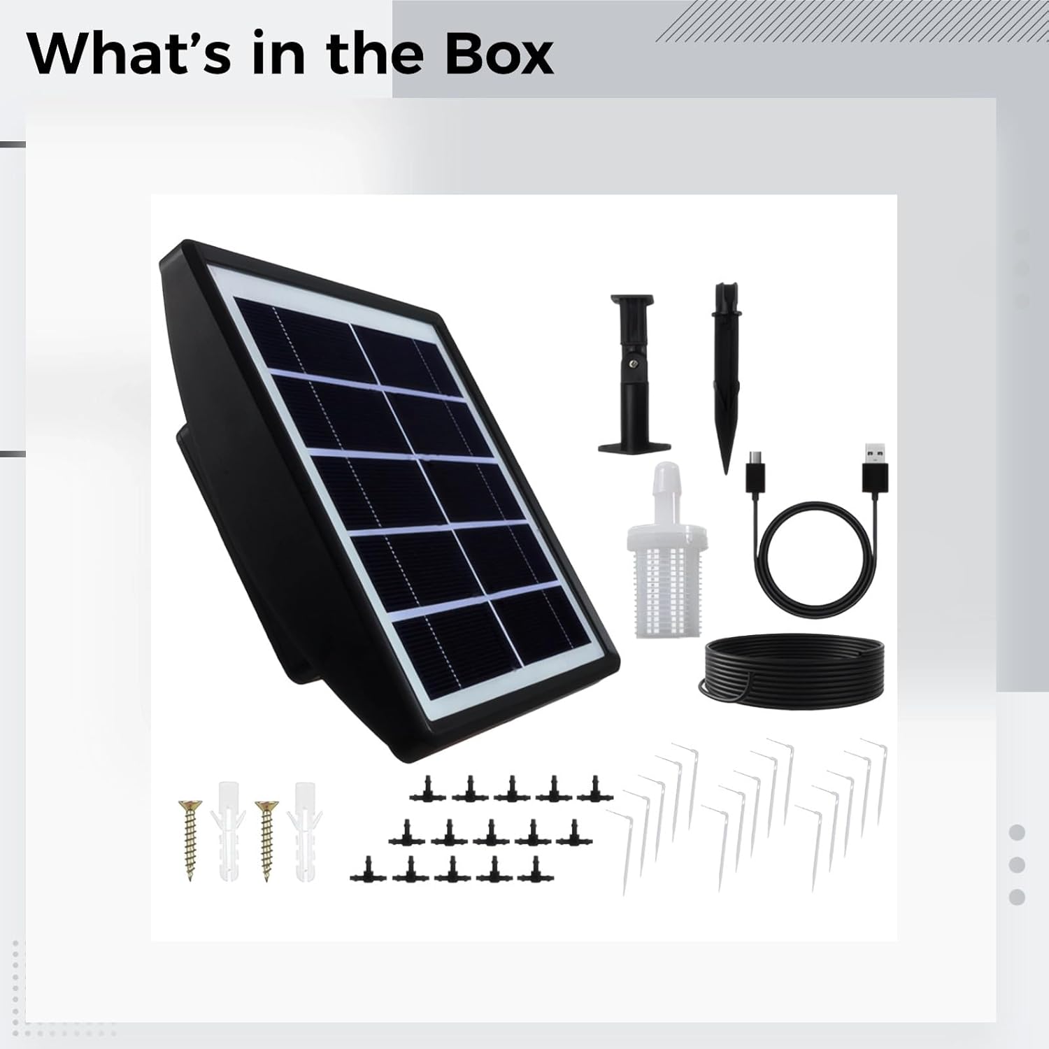 15 Drippers Automatic Watering Kit, Solar & Usb Powered System With Timer And Anti-Leak Connectors For Potted Plants