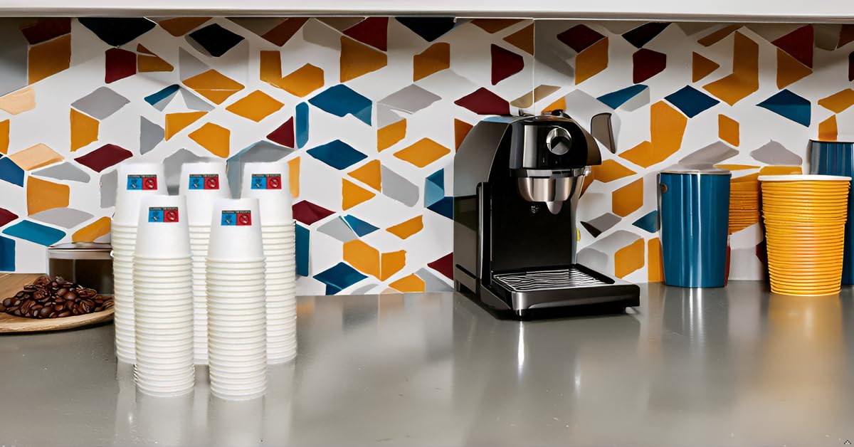 SWEEPING,1000 Bicchierini Caffè monouso,tazzine caffe in carta da 75ml
