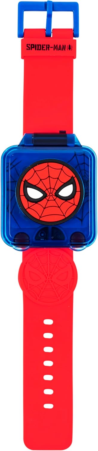 Marvel Spider-Man Educational Learning Digital Blue Watch for Boys by Accutime, Toddlers, Kids with Red Strap - Includes Timer, Stopwatch, Alarm, Games! Perfect for Girls and Boys 3+! - Image 5