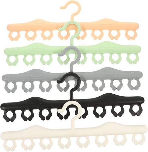 Cabilock 20 piezas de perchas para bebés, colgador multiusos, colgador de ropa para colgar ropa sucia, perchas portátiles para ropa interior,