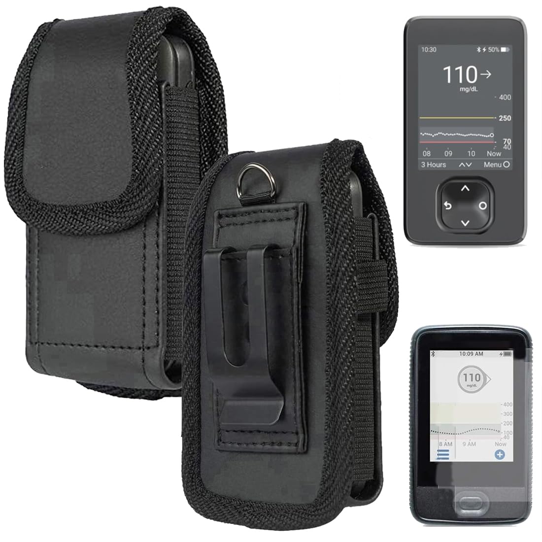 Ranyi for Dexcom G7 Receiver Holster Belt Carrying Case