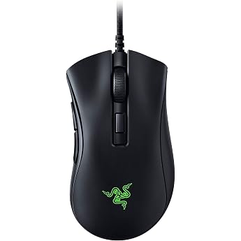 Razer DeathAdder V2 Mini USB Gaming Mouse Optical Sensor with 8500K DPI 62g Lightweight Design Chroma RGB Lighting 6 Programmable Buttons Non-Slip Grip Tape Classic Black
