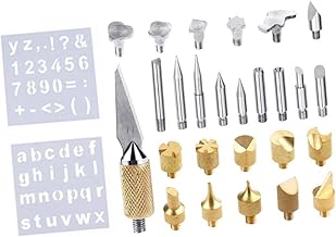 ULDIGI Ponta De Queima De Madeira 28 Peças Ferro De Solda Pontos De Queima De Madeira Acessórios Para Queima De Madeira Ponto De Solda Kit De Ferramentas Para Queima De Madeira