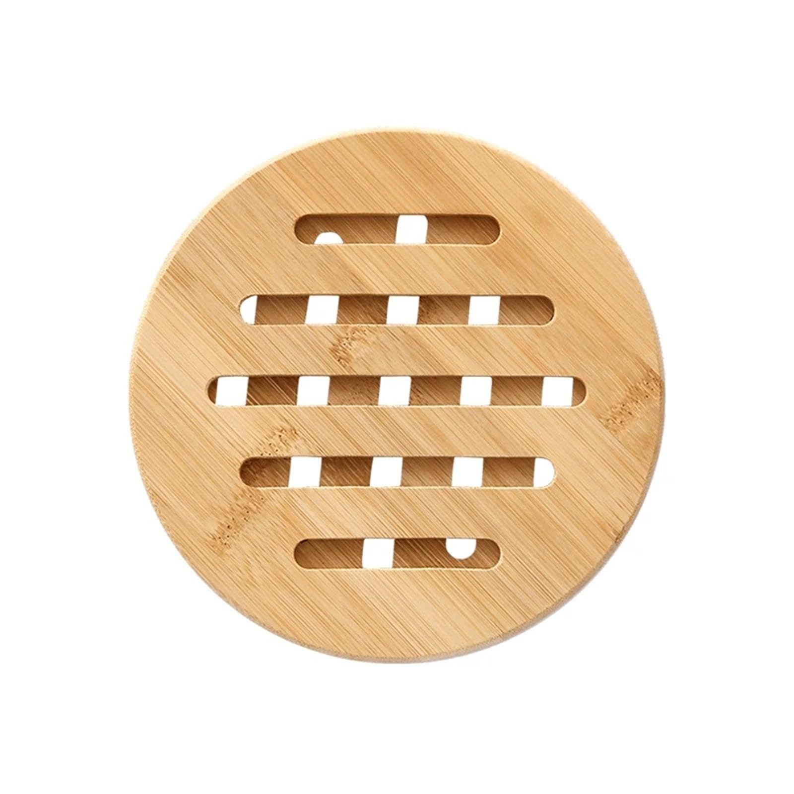 3pcs Pads For Hot Dishes Pot Bowl Teapot Heat Resistant Holders Dinner Table Protection Washable Tableware Insulation Pad For Table(Round,15cm)