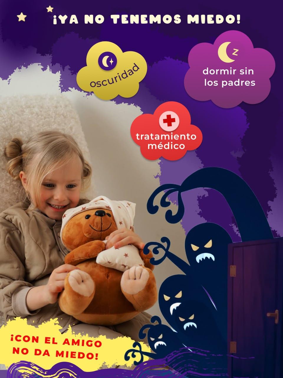 LeCoon Oso de Peluche – 500+ Historias, Canciones Infantiles y Nanas