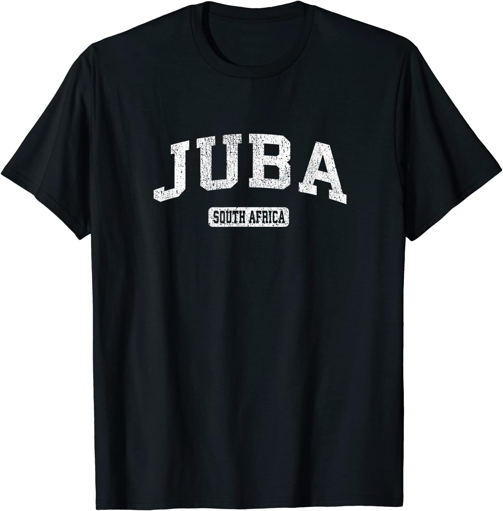 Juba South Sudan T-Shirts & Retro TeesJuba South Sudan Vintage Sports Design T-Shirt