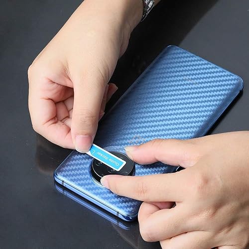 Miniatura 6 de Ibywind Protector de pantalla para OnePlus 7T, con 2 piezas de vidrio templado, 1 protector de lente de cámara, 1 película de fibra de carbono