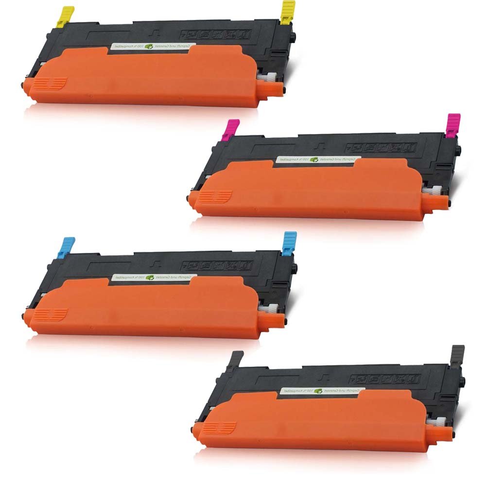 2X, zestaw 4 (BK+C+M+Y) • Rebuilt Toner do Samsung CLP 360/365 • 360 365 360N 360ND 365 365W CLX-3300 CLX 3305.