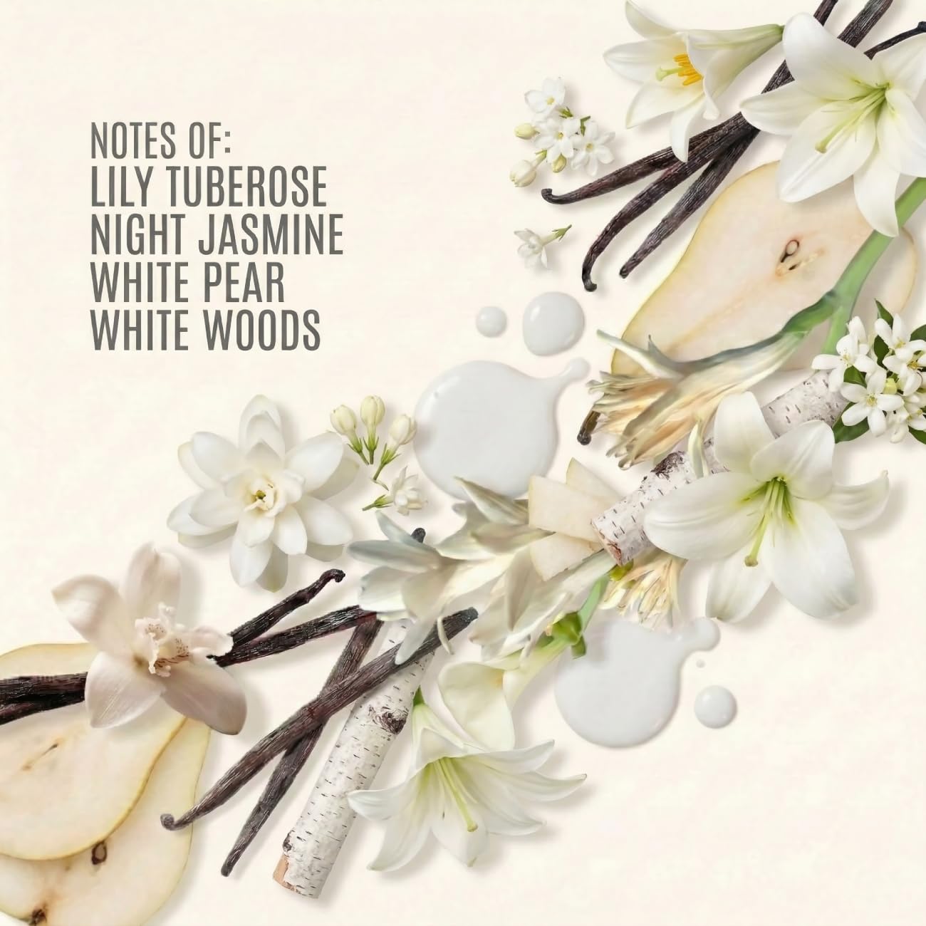 MOON TUBEROSE Perfume Mist for Body & Hair | Bask in a Beautiful, Mysterious Blend of Moonlight Tuberose, Night Jasmine, Lily, White Pear, Vanilla Bean & Soft Woods, with Skincare Extracts
