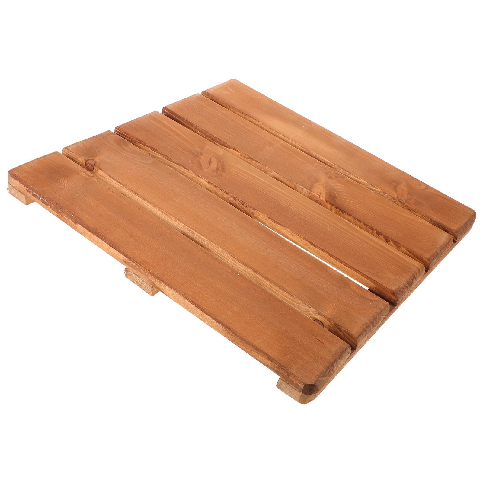 Cabilock Alfombra de Ducha Fácil de Limpiar Antideslizante de Madera Maciza Diseño Natural Que Eleva el Estilo y Aporta Comodidad para Baño y SPA