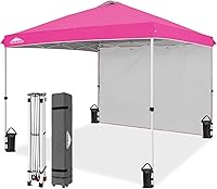 Vista 55 de EAGLE PEAK Tienda de campaña desplegable con 1 pared lateral, tienda de campaña para eventos de fácil instalación, sombra para exteriores, bolsa