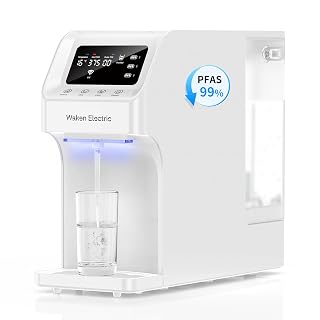 Waken Electric C11S Reverse Osmosis Water Filtration System Countertop 180oz Water Tank 4:1 Pure to Drain 8 Stage RO Filter No Installation for Home Apartment Condo RV - Amazon product rated Grade A