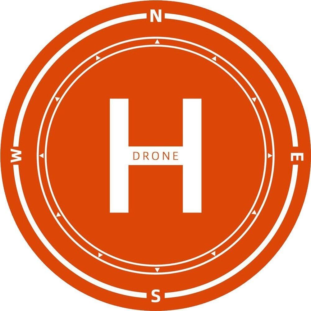 Hrippy Drone Landing Pad 60cm Waterproof Portable Foldable Felt Landing Pads Compatibility with Rc Drones Helicopter, Drones