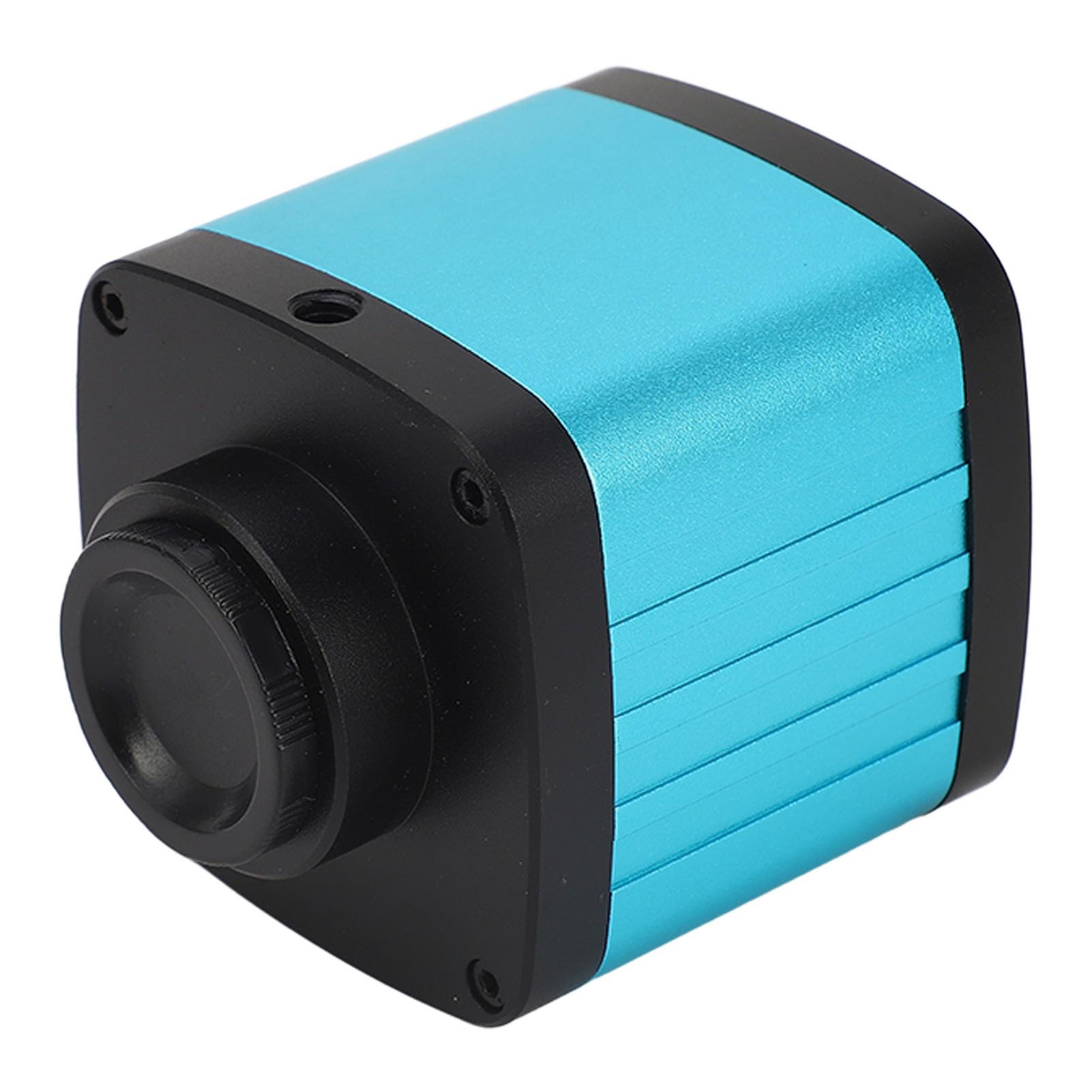 Fafeicy 48 MP HD Industrie-Mikroskopkamera, 1080P, 60 FPS, USB-Ausgang, 5-facher Digitalzoom mit 16 Kreuzlinien für PCB-Lötreparaturen (EU-Stecker)
