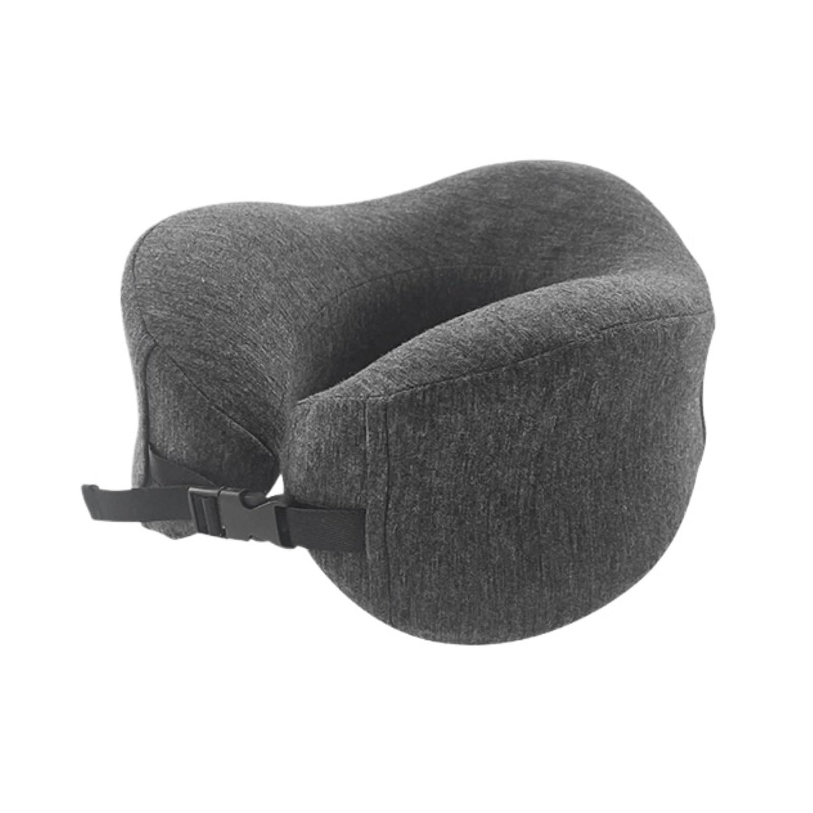Portatile Cuscino da Viaggio Cuscino A Forma di U Portatile for Aereo, Supporto for Collo da Viaggio Ufficio Casa Morbido(Black)