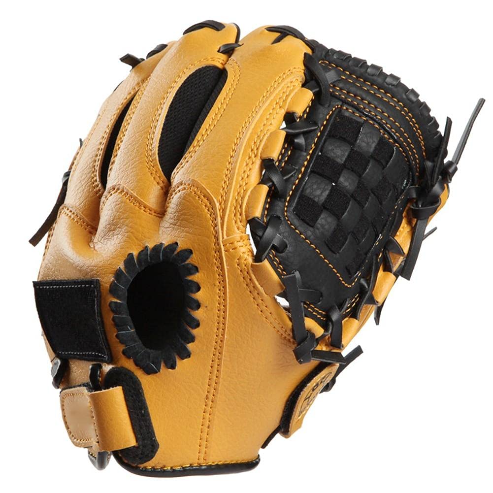 Etto 11.5 Pouces Homme Professionnel Manuel de Baseball Gant beisbol Formation Sport Gant de Sport pour Match Softball garçon Enfant hob002z