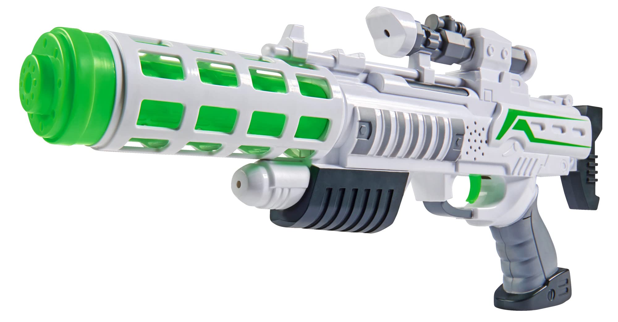 Simba 108046945 - Fucile Planet Fighter Light Blaster, con luce e suono, funzione cambio colore, 44 cm, da 3 anni. plastica