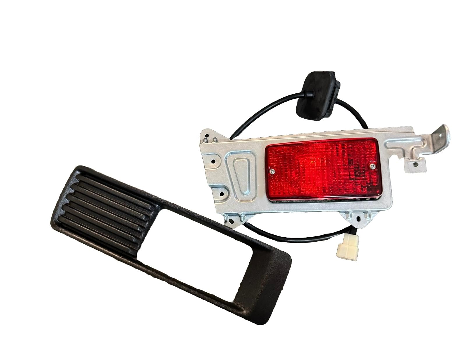 Faro Fanale Fanalino Posteriore Sinistro Per Vitara dal 1988 al 1998 Retronebbia Paraurti Gruppo Ottico Stop Luce Inferiore Con Portalampade e Lampadine e Griglia