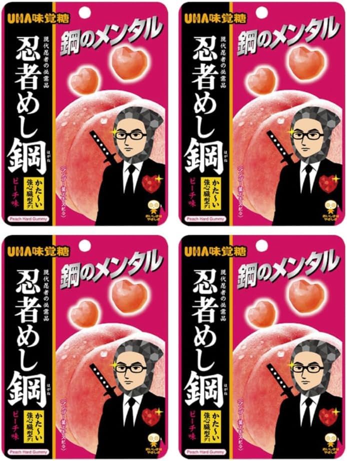 忍者めし鋼 ピーチ味 Amazon | 【まとめ買い4袋】忍者めし 鋼 鋼のメンタル ピーチ味 45g×4