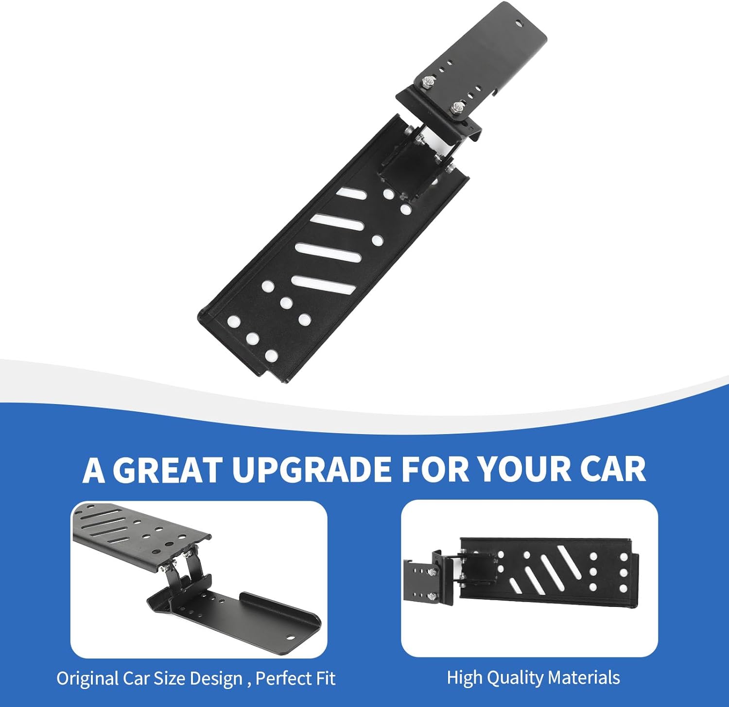 Dead Pedal Left Foot Rest Pad Compatible with Jeep Wrangler JL & Gladiator JT 2018-2023 (NOT Fit 4XE Model)