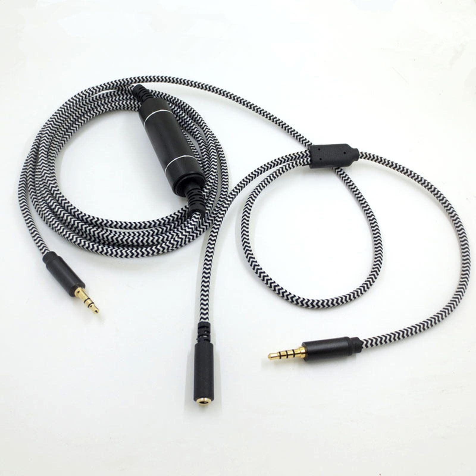 Cavo di prolunga per Cuffie da 8,2 Piedi, Cavo Audio da 3,5 mm per apparecchiature Stereo, Tablet,