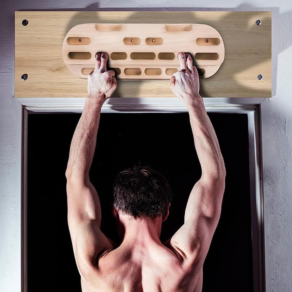 Touche D'escalade, Supports D'escalade En Bois – Barre De Traction Lisse, Poignées Pour L'entraînement à L'escalade, Le Renforcement Du Tronc, La