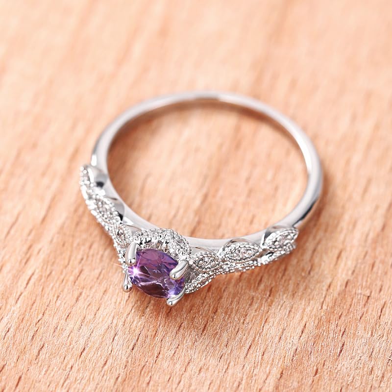 Delicate Cubic Zirconia Wedding Band Rings for Women Graceful Silver Color Proposal Accessories Jewelry3