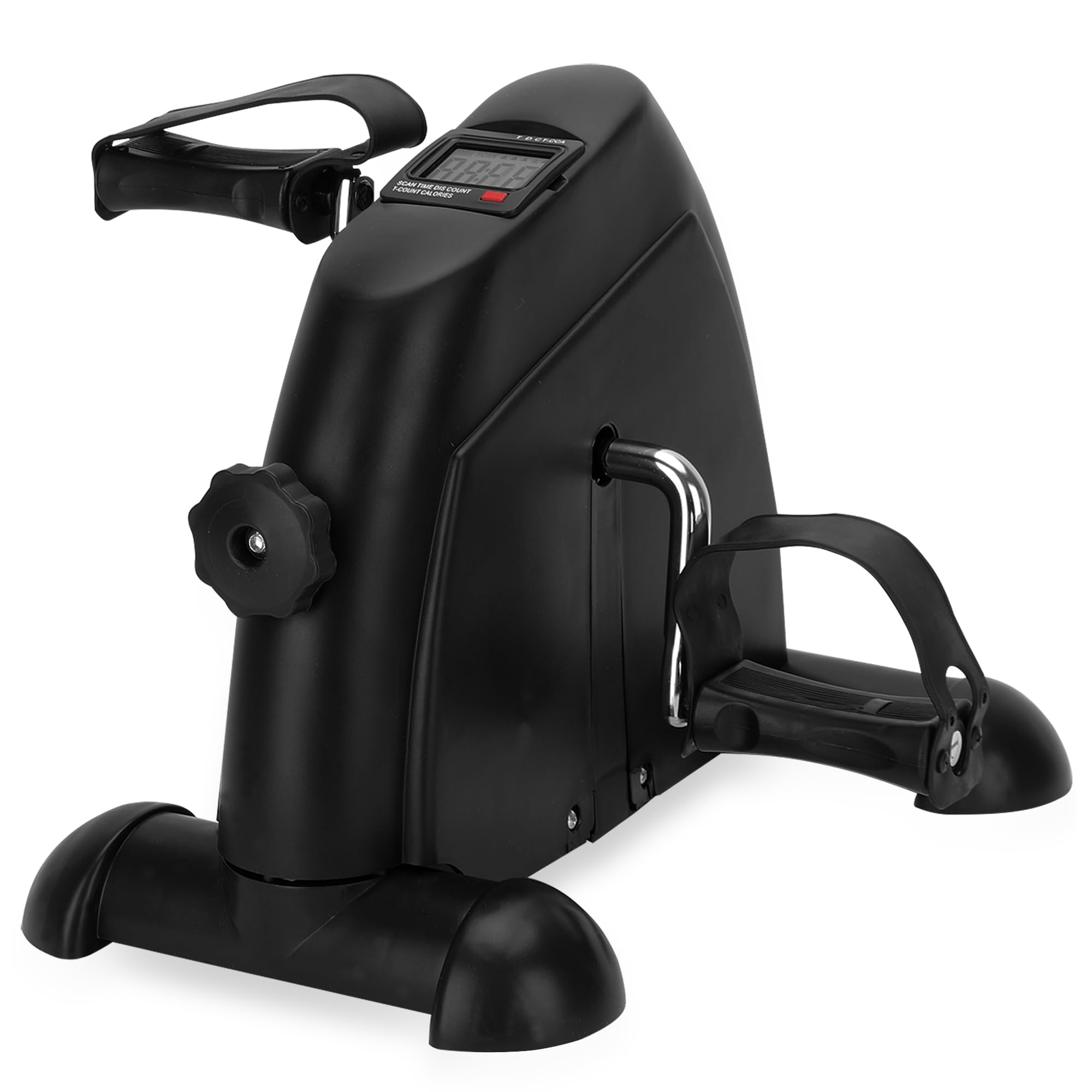 Bicicletta da Ufficio - Bicicletta da Seduta - Cyclette per Allenamento a Casa - Cyclette per Mobilità - Display LCD - Bicicletta Fitness - Nero
