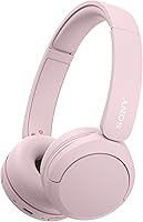 Sony WH-CH520 Wireless On-Ear Headphones: 50Hr Battery, Quick Charge, Mic, App EQ - Pink