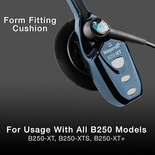 Miniatura 6 de Almohadillas de repuesto de espuma para los oídos, compatibles con BlueParrott B250-XT, B250-XTS, B250-XT+, Plantronics, Jabra Voice 150, VXI CC