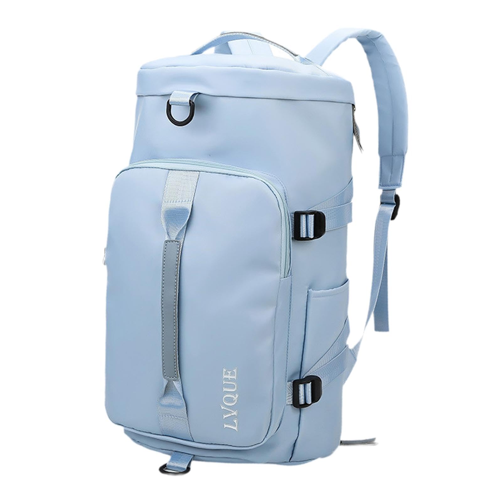 Travel Bag with Adjustable Strap Women Men Backpack for Sport Fitness Blue-picture-15