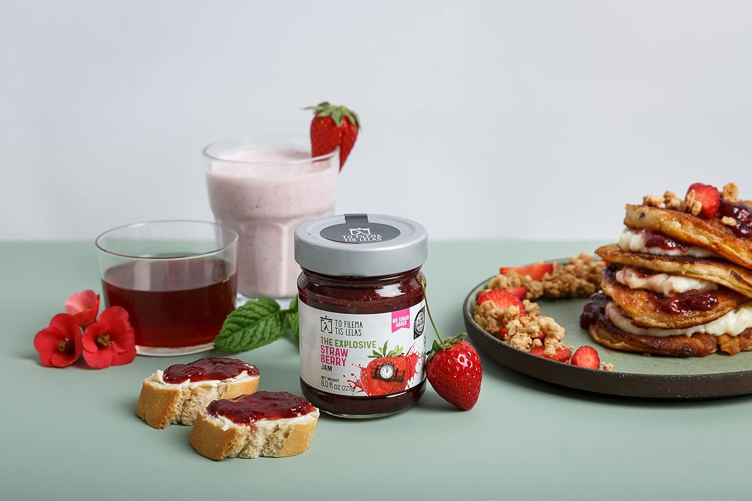 Amazon.com: Strawberry Jam - 8 Fl. oz - No Sugar Added Natural