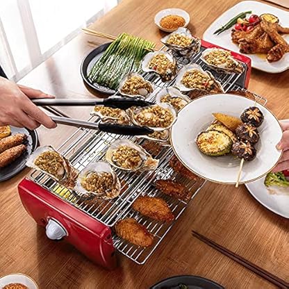 Elektrogrill BBQ Grill Thermostat Verstellbare Höhe Tischgrill Tischgrill elektrisch Rauchfreier tragbarer grill… – Bild 4