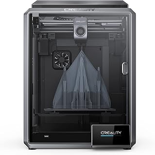 3D Printer Fully Open Source K1 Smart Auto Leveling 3D Printer 600mm/s High Speed Printing Auto Leveling Dual-Gear Direct Drive Extruder 32mm³/s Max Flow Hotend FDM 3D Printers for DIY Home