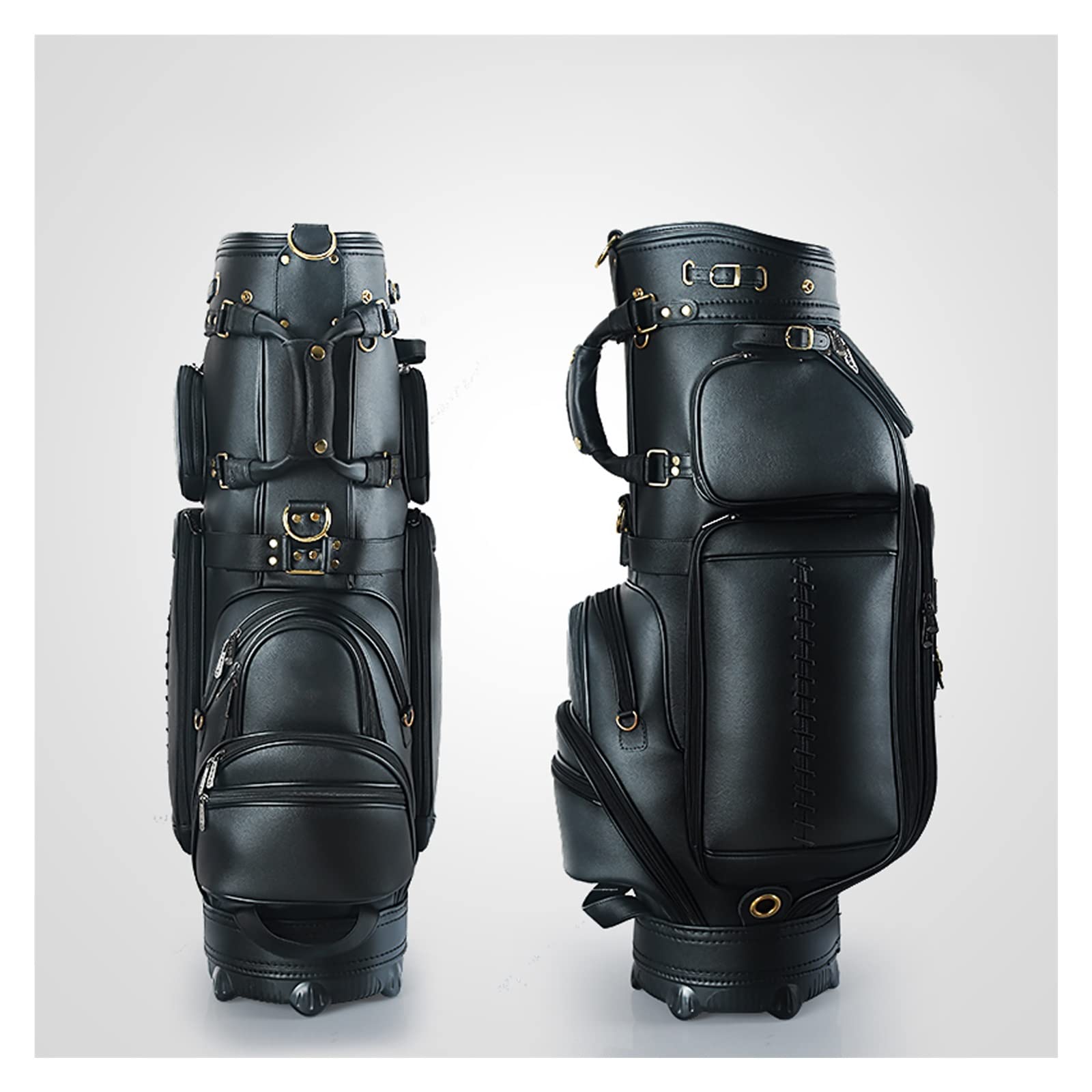 Men's Leather Golf Bag, Professional Waterproof Golf Cart