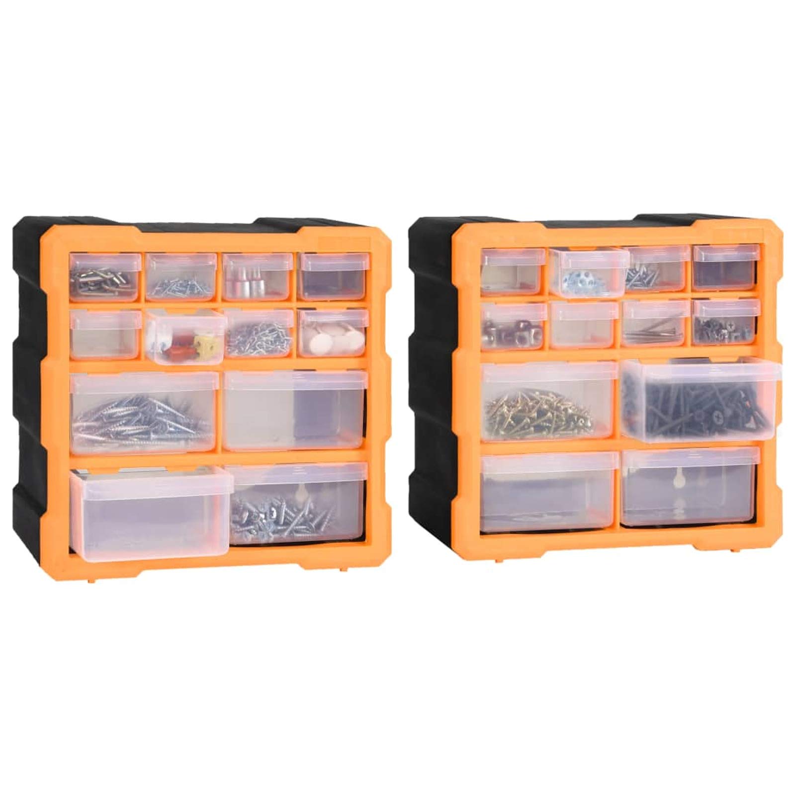 Organizador De 60 Cajones Transparentes - Para Taller, Costura O Manualidades, Montaje En Pared