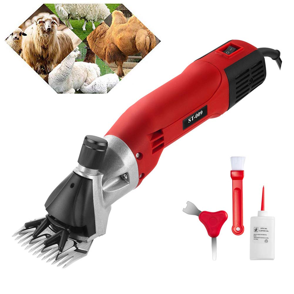 EléCtrico Esquiladora Para Ovejas Animal Aseo Tijeras Pesado Deber Ganado Tijeras Para Llama Caballo Y Otro Piel Ganado Mascota,Red,EU