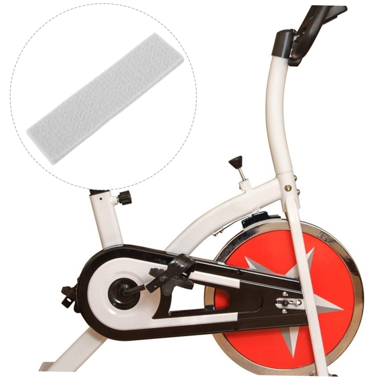 BESPORTBLE Pastiglie Resistenza Bici Feltro da Unitá per Freno 6 in Fitness Grande Protezione para Cerchi Allenamento Indoor