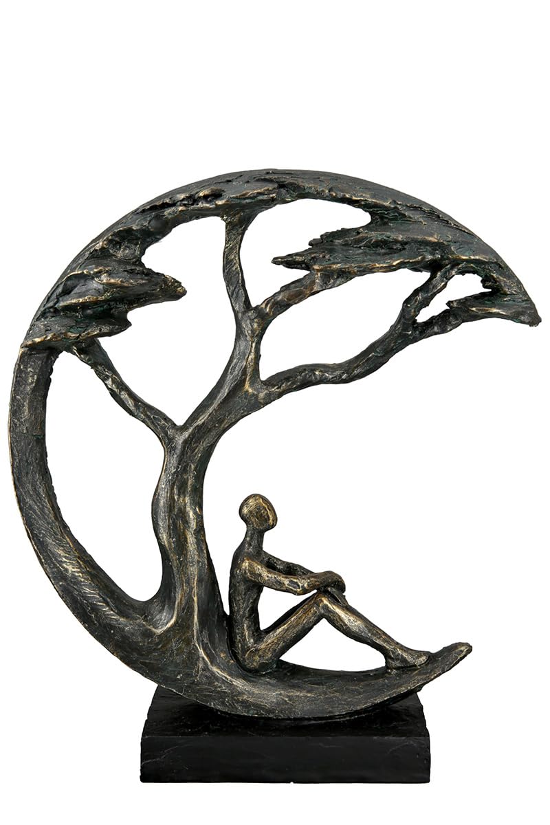 Casablanca modernes Design Sculpture, Resin, Bronze, Höhe 32 cm