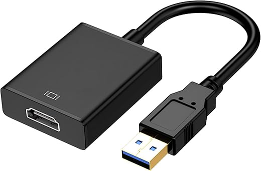 KUPOISHE Usb To Hdmi Adapter For Monitor Windows 11 / 10 / 8, Hdmi Usb Converter For Laptop Mac Macbook Pro, Usb 3.0 Usb 2.0 Hdmi Cable Multiple…
