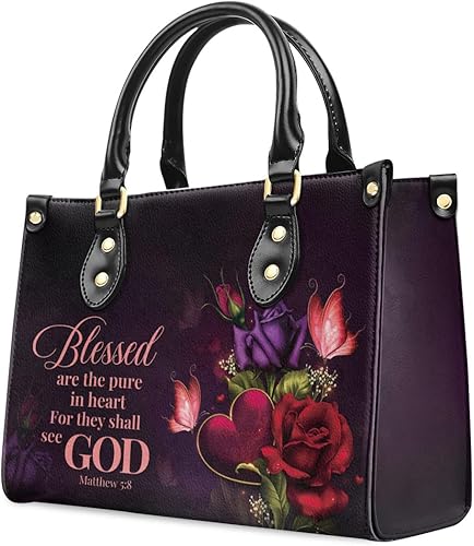 Miniatura 3 de Bolsos de Cuero Jesuspirit para Mujeres - Bolsos de Biblia, Bolso Religioso - Regalos Cristianos para Mujeres - Regalos del Día de la Madre